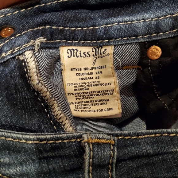Women's Miss Me Signature Skinny jeans, size 31 - Picture 6 of 6